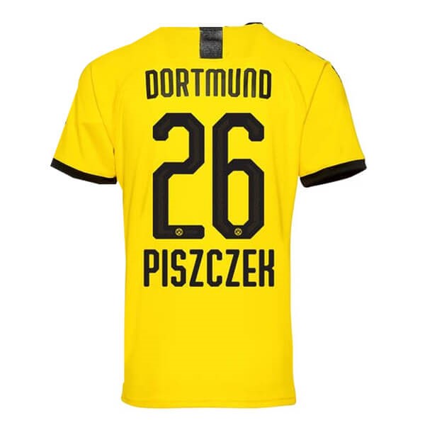 Tailandia Camiseta Borussia Dortmund NO.26 Piszczek 1ª 2019-2020 Amarillo